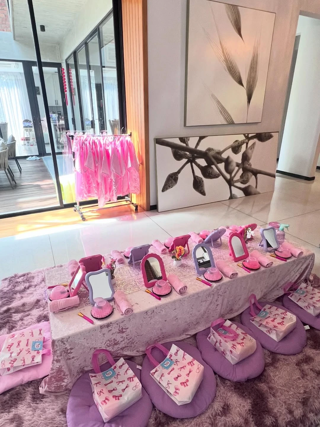 Royal Spa Pampering Station princess birthday party