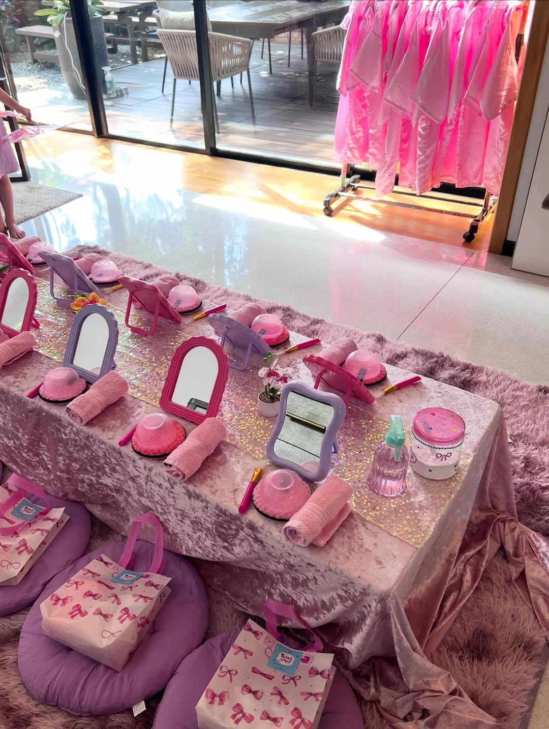 Royal Spa Pampering Station princess birthday party