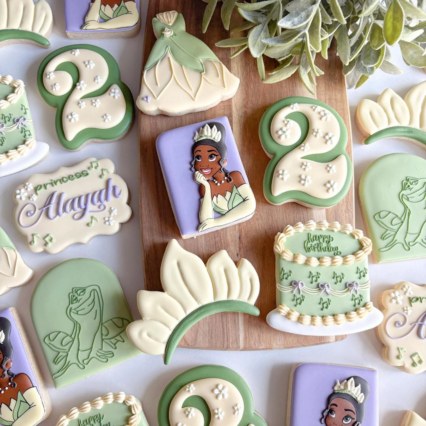 Bespoke Royal Sugar Cookies princess birthday party