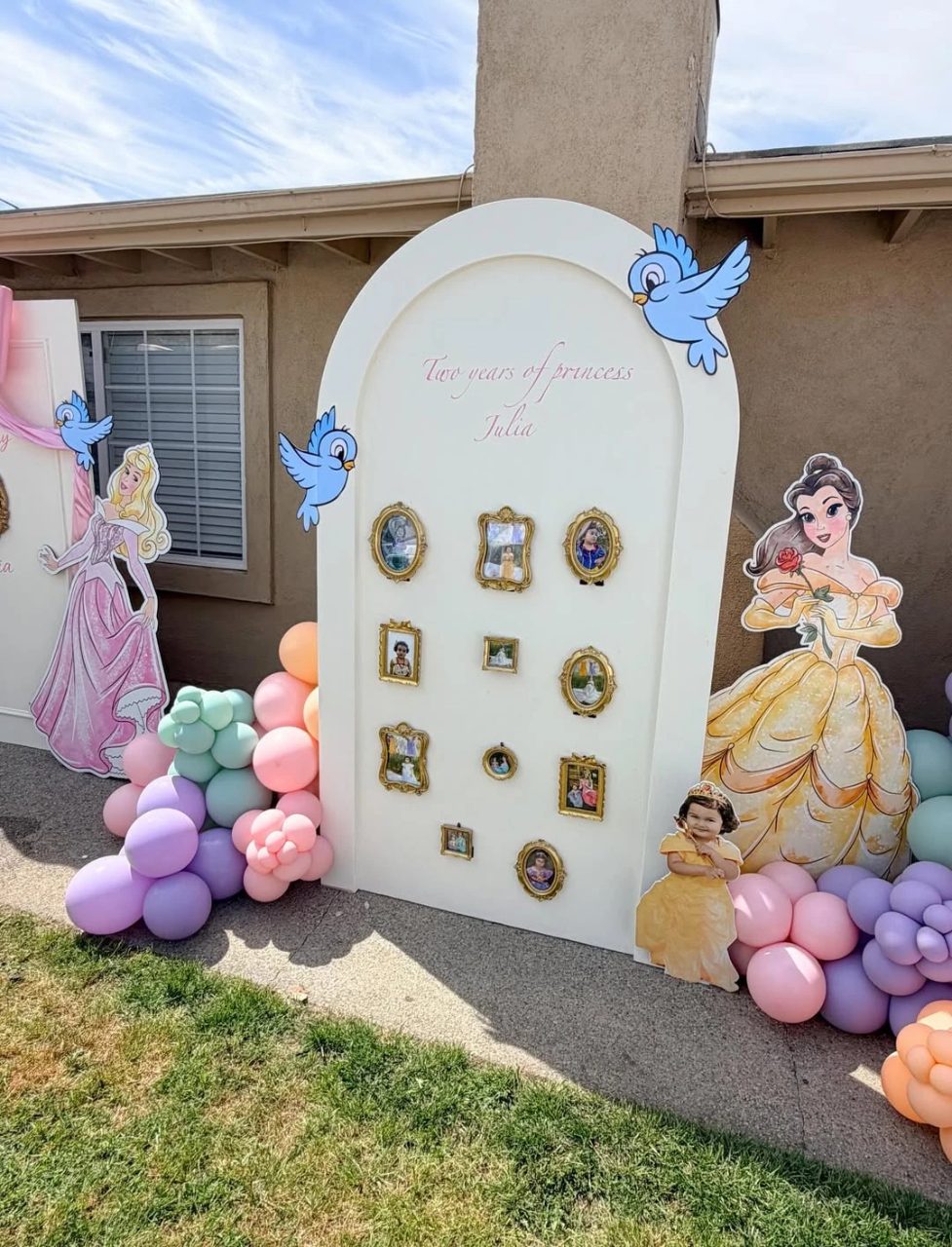 Storybook Backdrop Panels princess birthday party