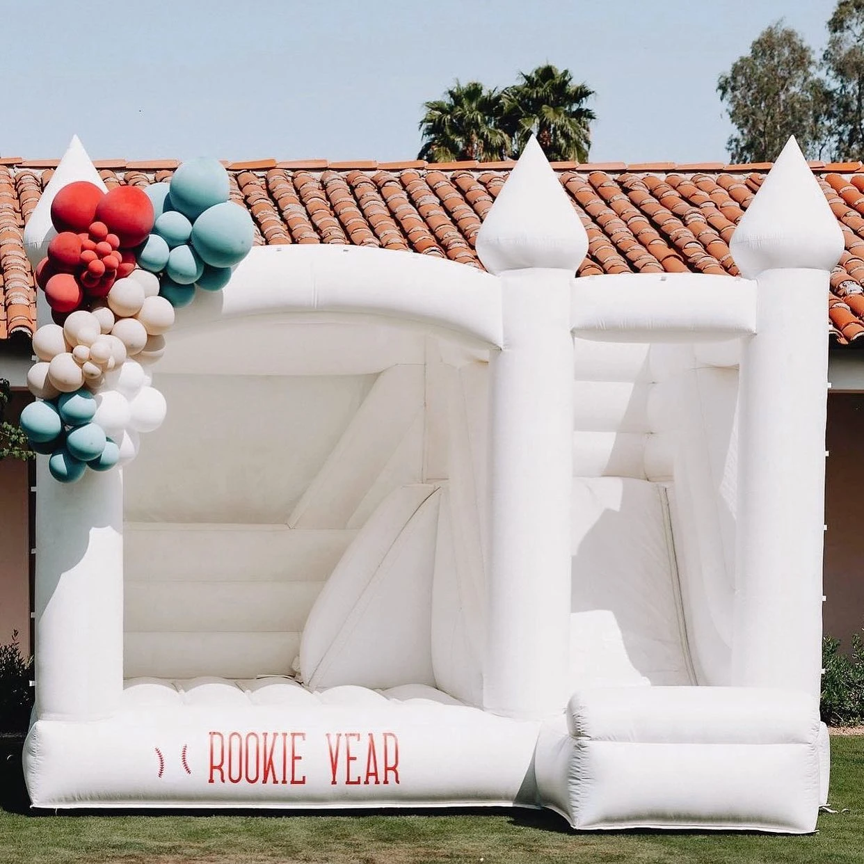 Soft Play Bounce Stations rookie of the year first birthday ideas