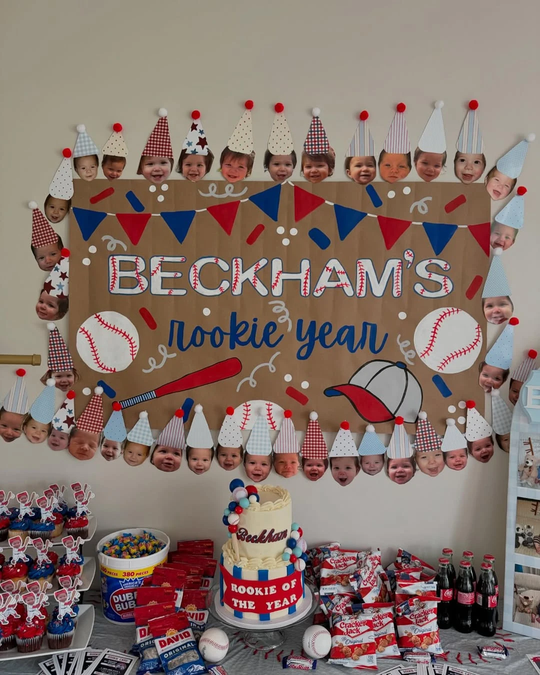 Ballpark Concession Stand rookie of the year first birthday ideas