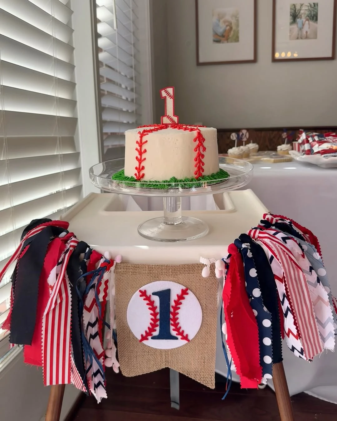 Rookie Season Smash Cakes rookie of the year first birthday ideas