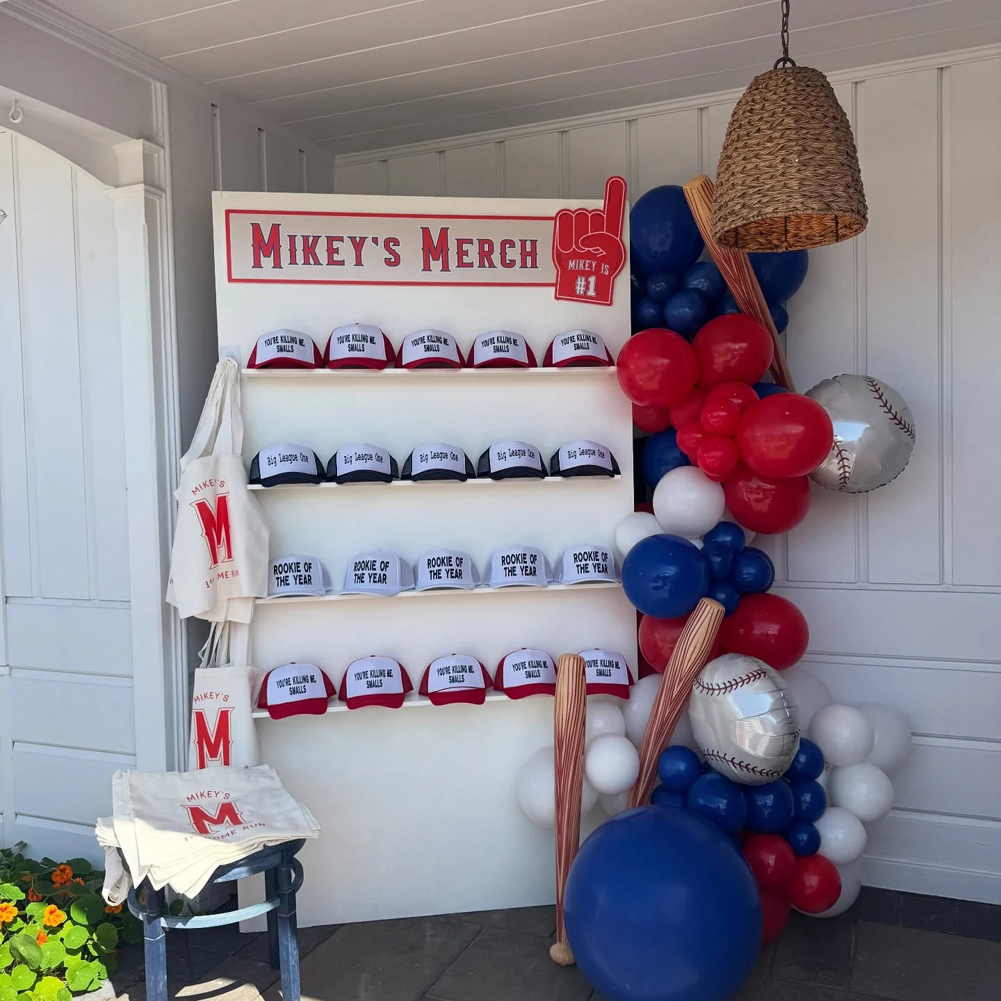 Fan Gear Favor Stands rookie of the year first birthday ideas