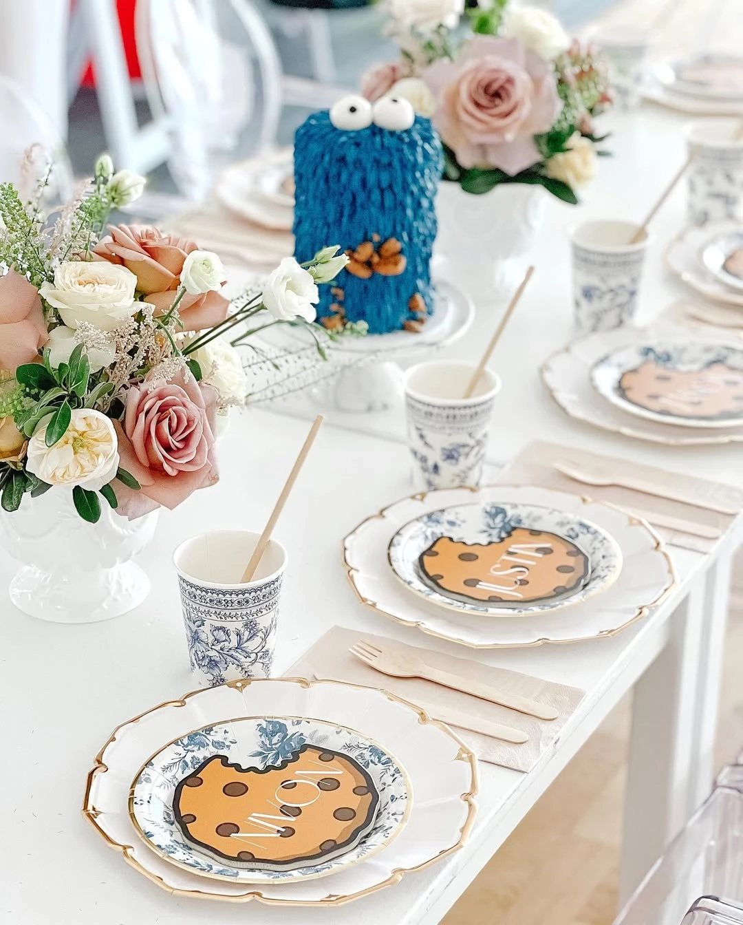 Acrylic Character Seating sesame street birthday party ideas