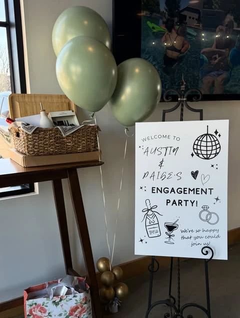 Defined Entryway Transitions small engagement party ideas