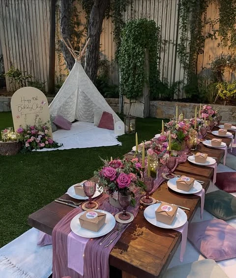 Low-Profile Picnic Lounge small engagement party ideas