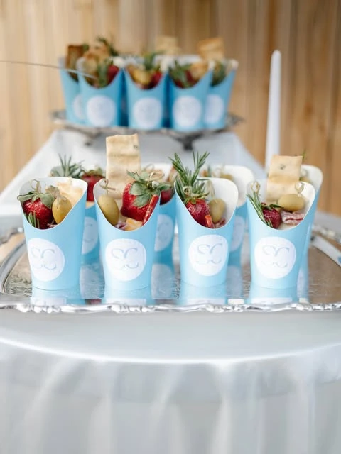 Custom Charcuterie Cones small engagement party ideas
