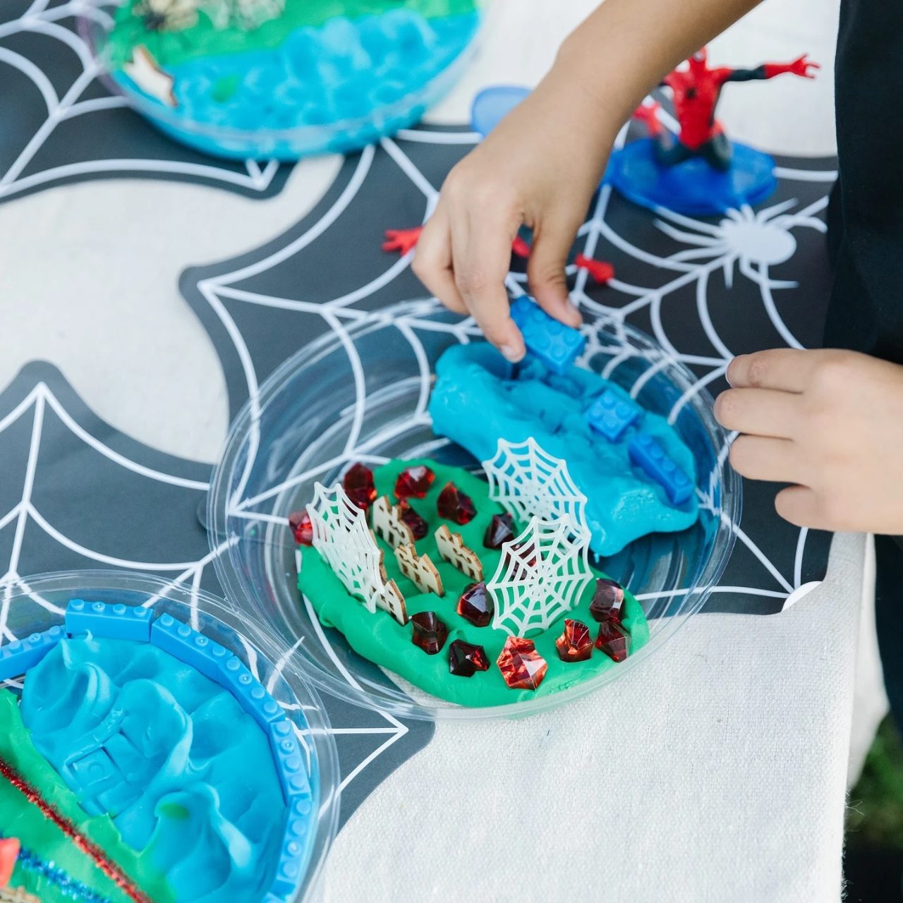 Heroic City-Building Station spiderman birthday party ideas