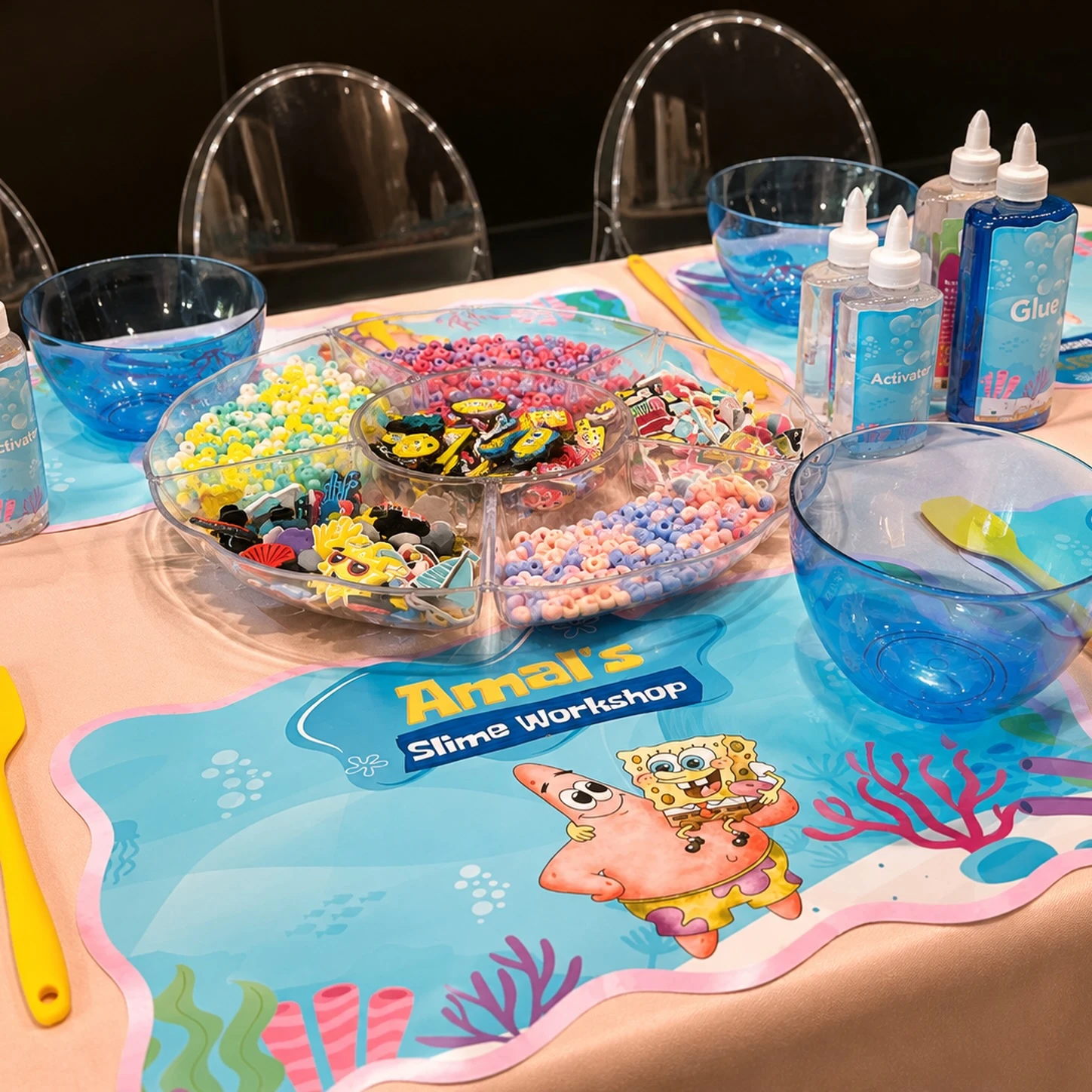 Goo Lagoon Slime Workshop spongebob birthday party