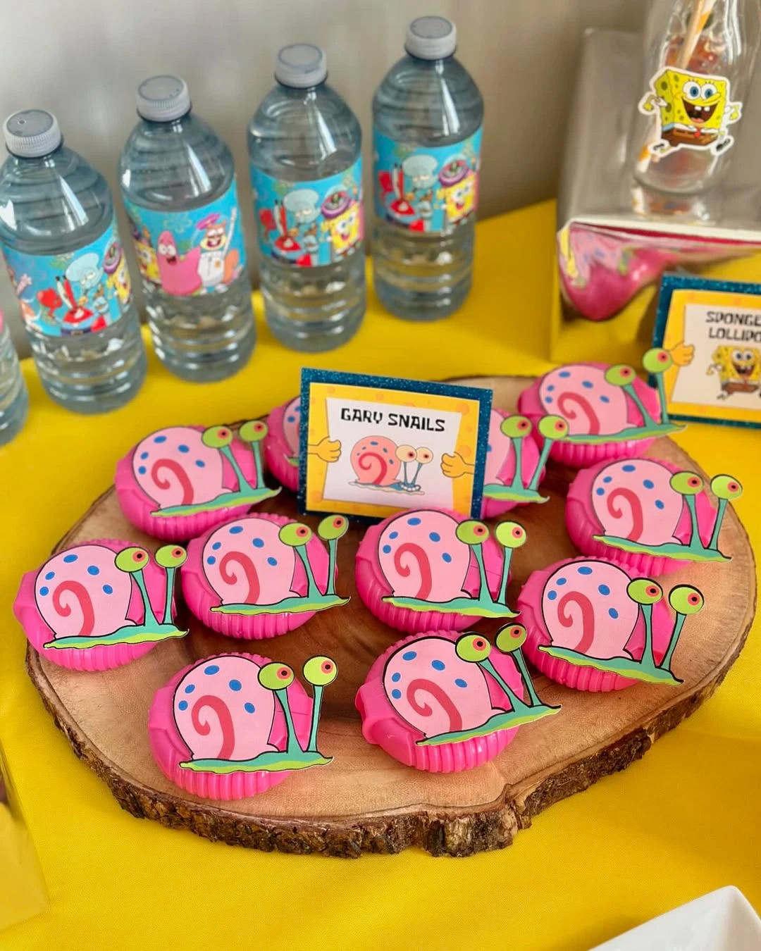 Custom Gary Snail Favors spongebob birthday party