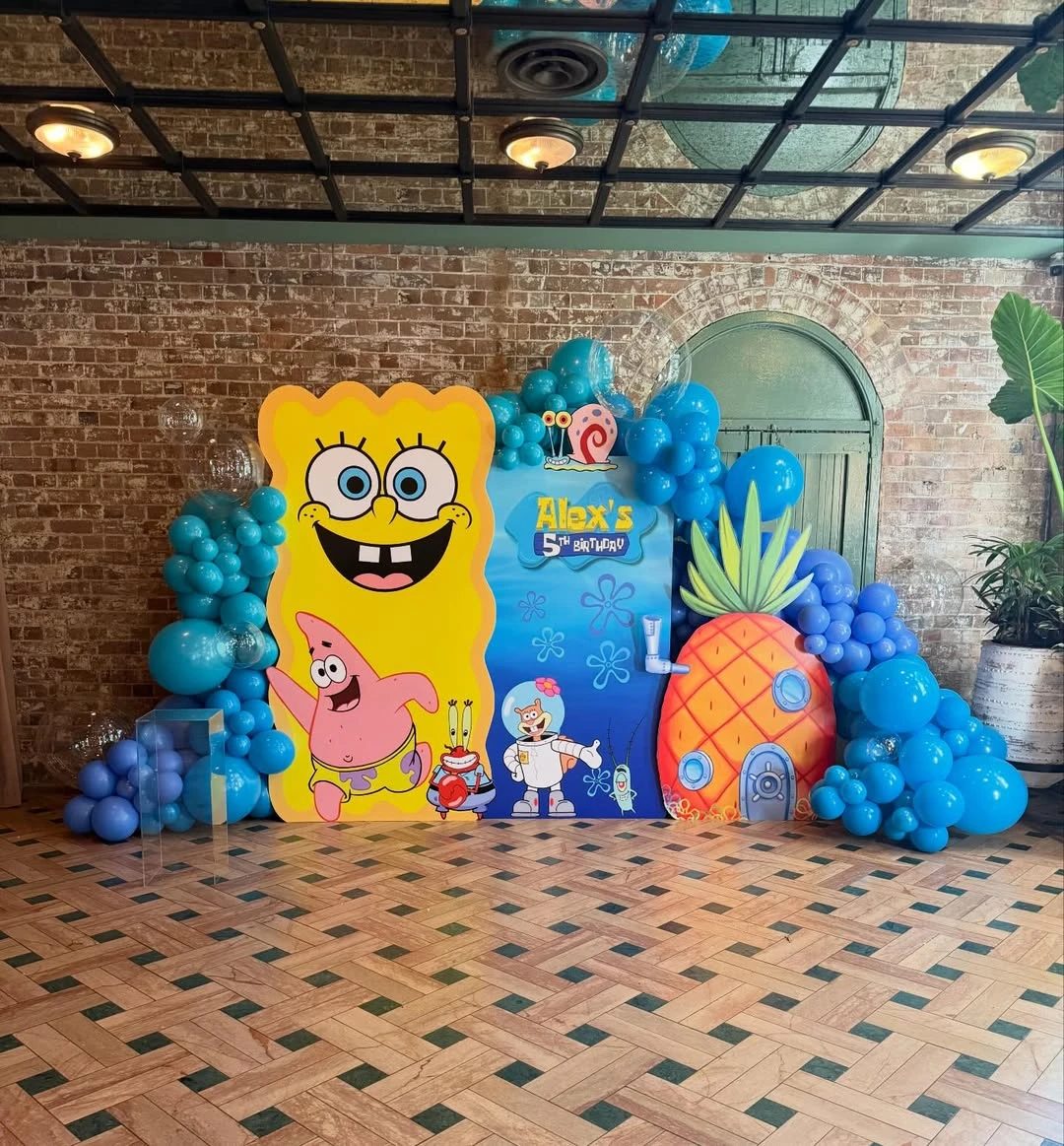 Assemble Bikini Bottom Scenes spongebob birthday party