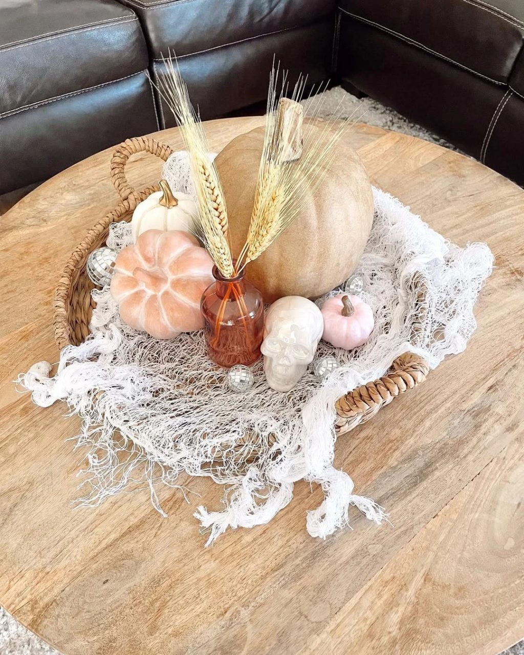 Whimsical Entryway Centerpiece spooky one first birthday