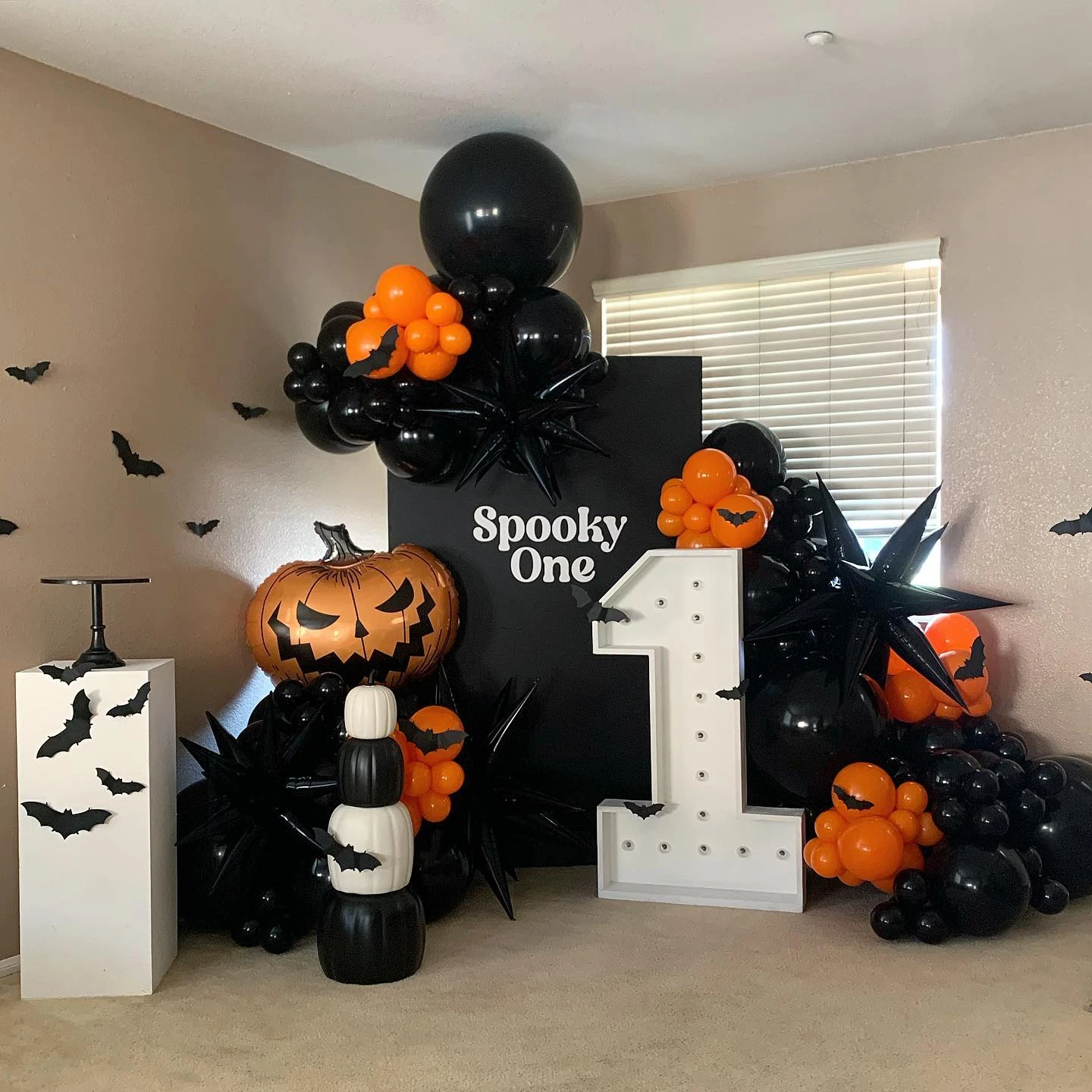 Marquee Number Focal Point spooky one first birthday