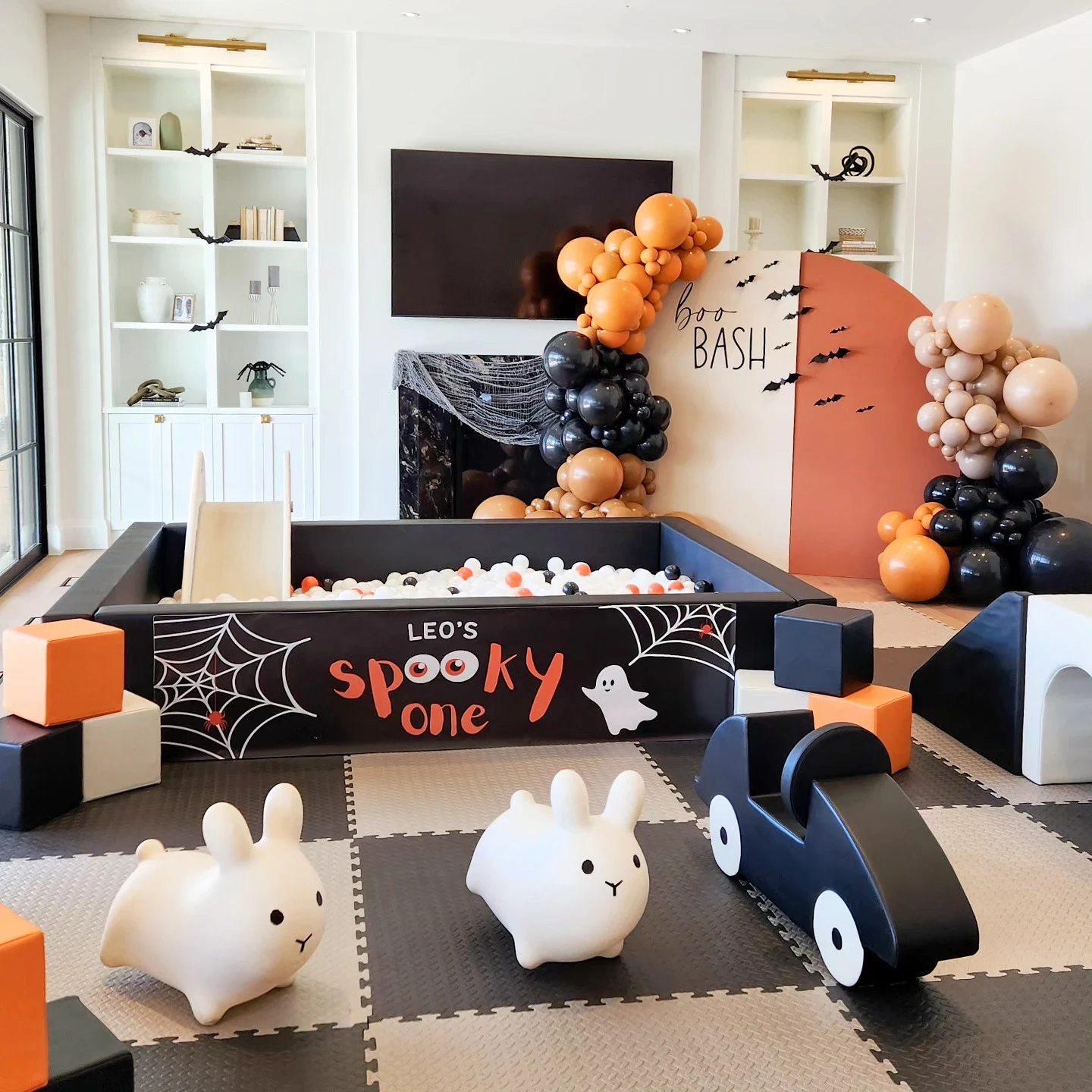 Themed Toddler Play Station spooky one first birthday