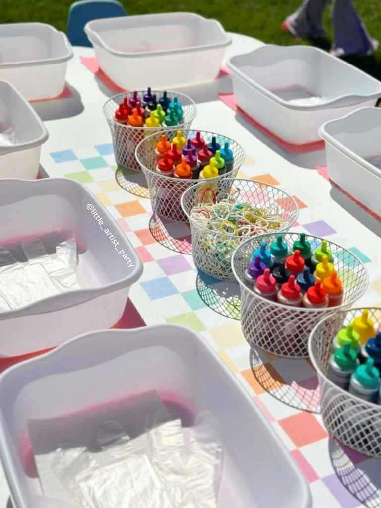 Coastal Blue Tie-Dye Station the summer i turned pretty birthday