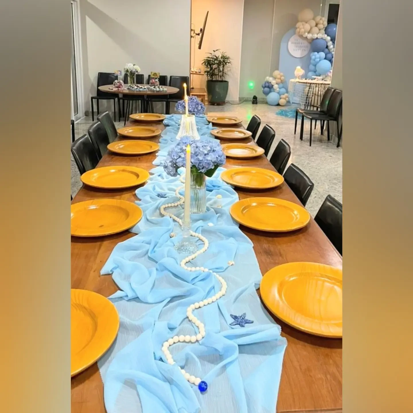 Elegant Coastal Dining the summer i turned pretty birthday