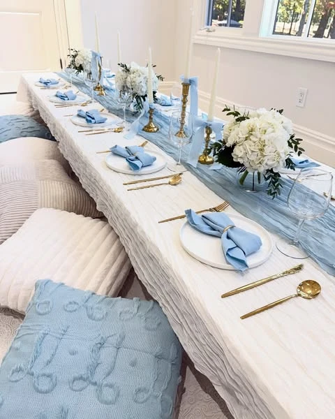 Coastal Low-Seating Tablescapes the summer i turned pretty birthday