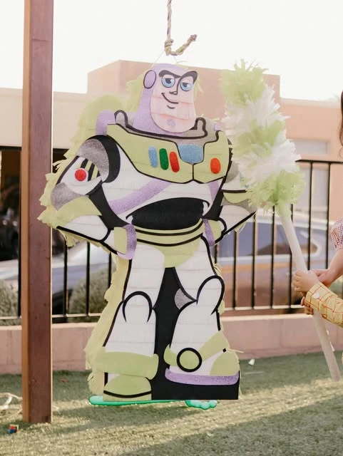 Space Ranger Piñata Activity toy story birthday party ideas