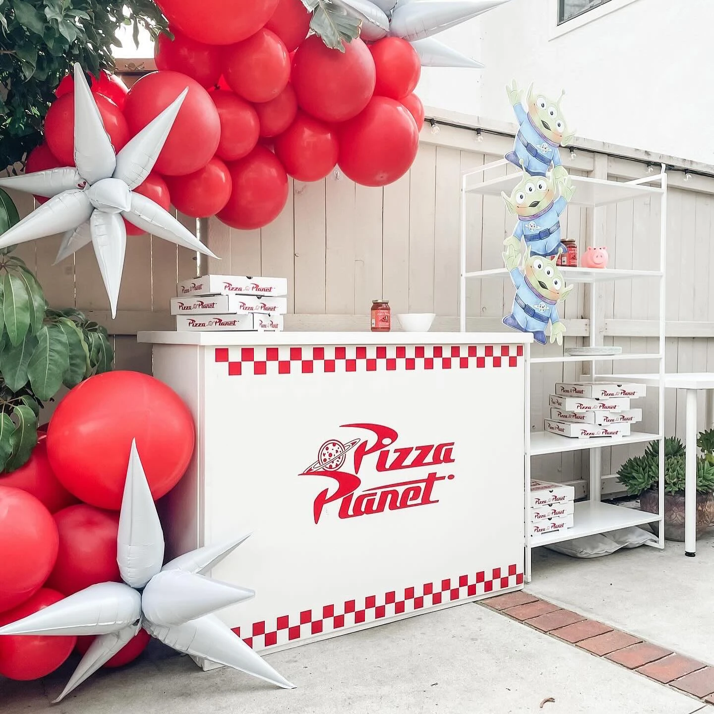 Pizza Planet Service Counter toy story birthday party ideas