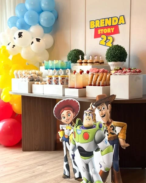 Life-size Character Standees toy story birthday party ideas
