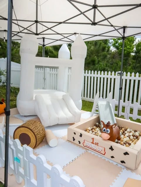 Roundup Soft Play Zone toy story birthday party ideas