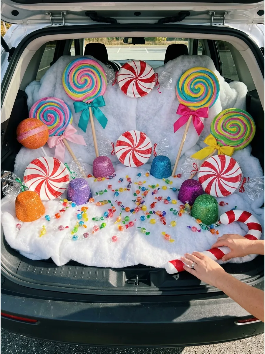 3. Colorful Candyland Car