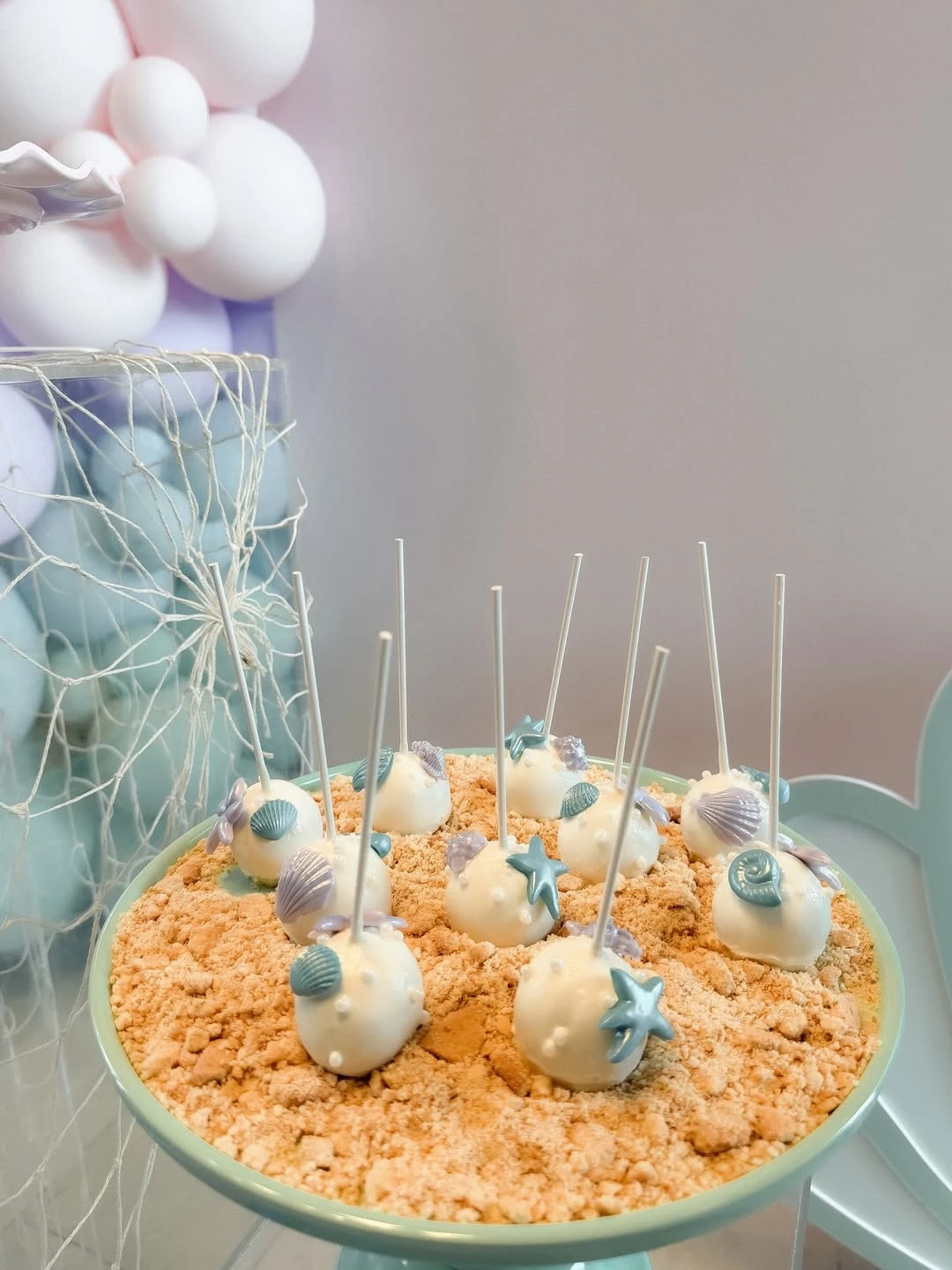 Oceanic Treats on Edible Sand under the sea birthday party