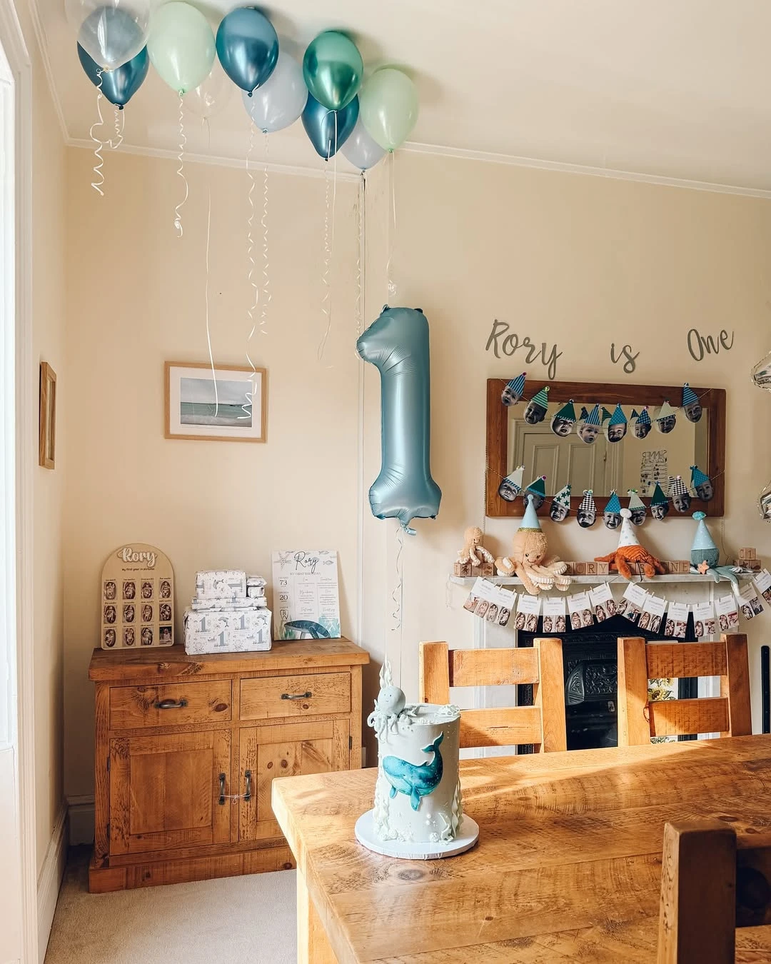 Floating Bubble Ceiling Accents under the sea birthday party