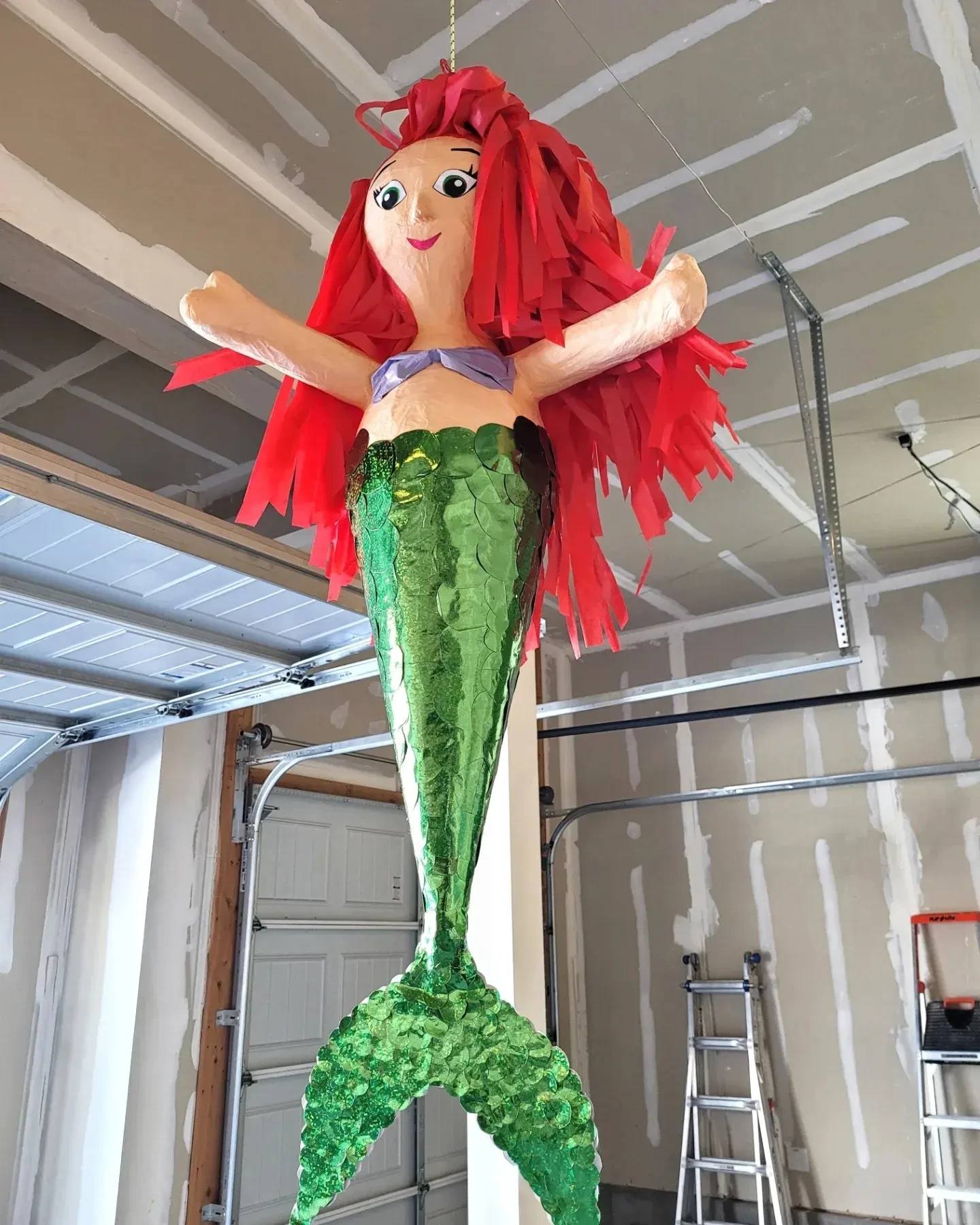 Mermaid Piñata Game under the sea birthday party