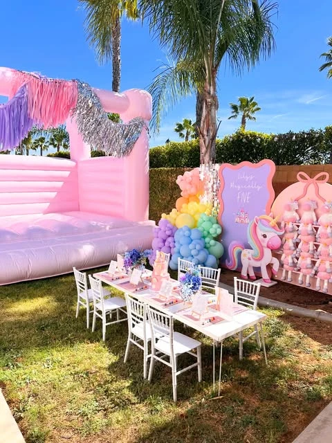Multi-Zone Activity Layouts unicorn birthday party ideas