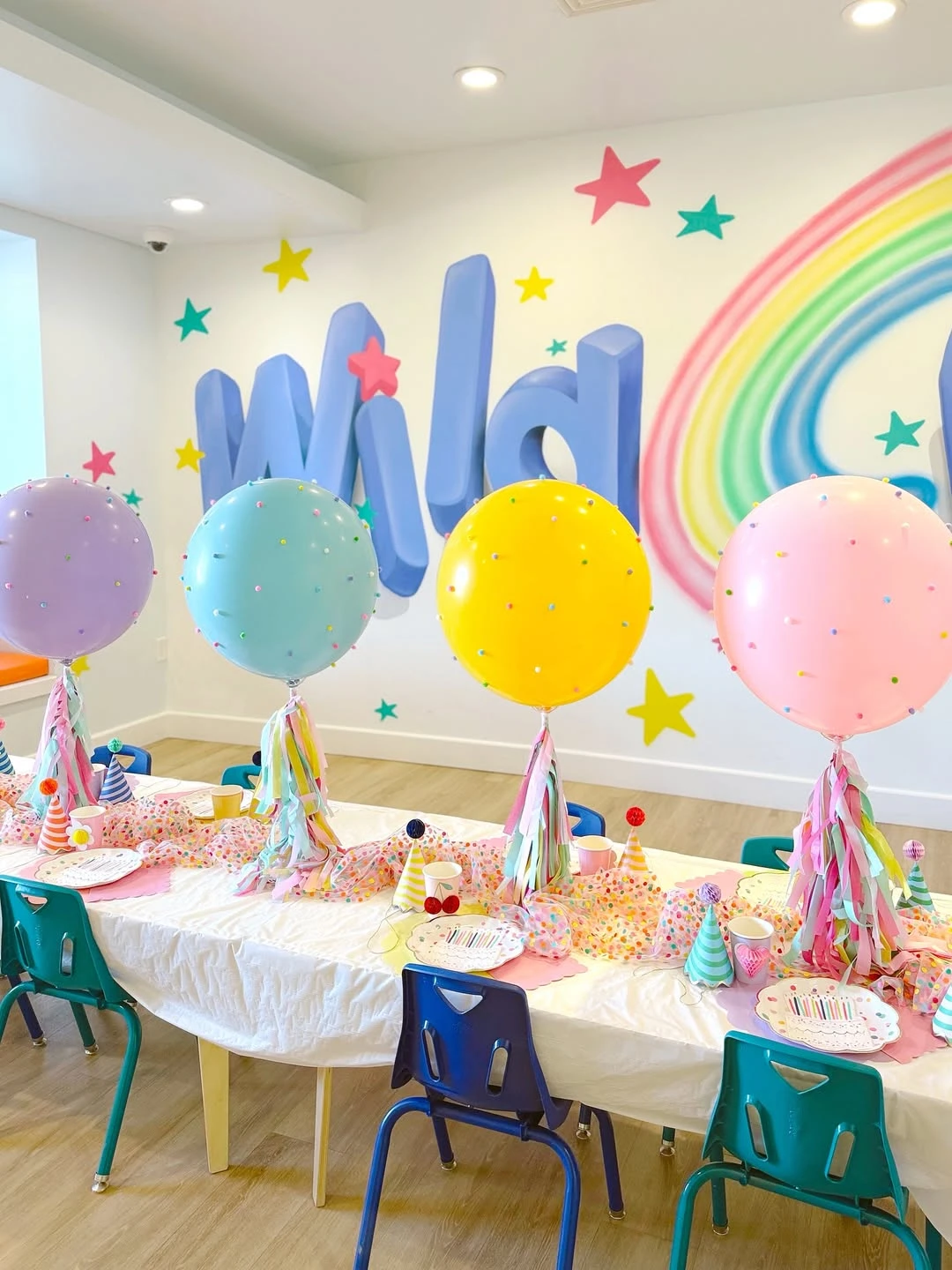 Tassel and Tulle Tables unicorn birthday party ideas