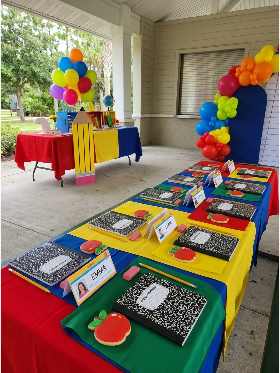 Simple Welcome Detail back to school party