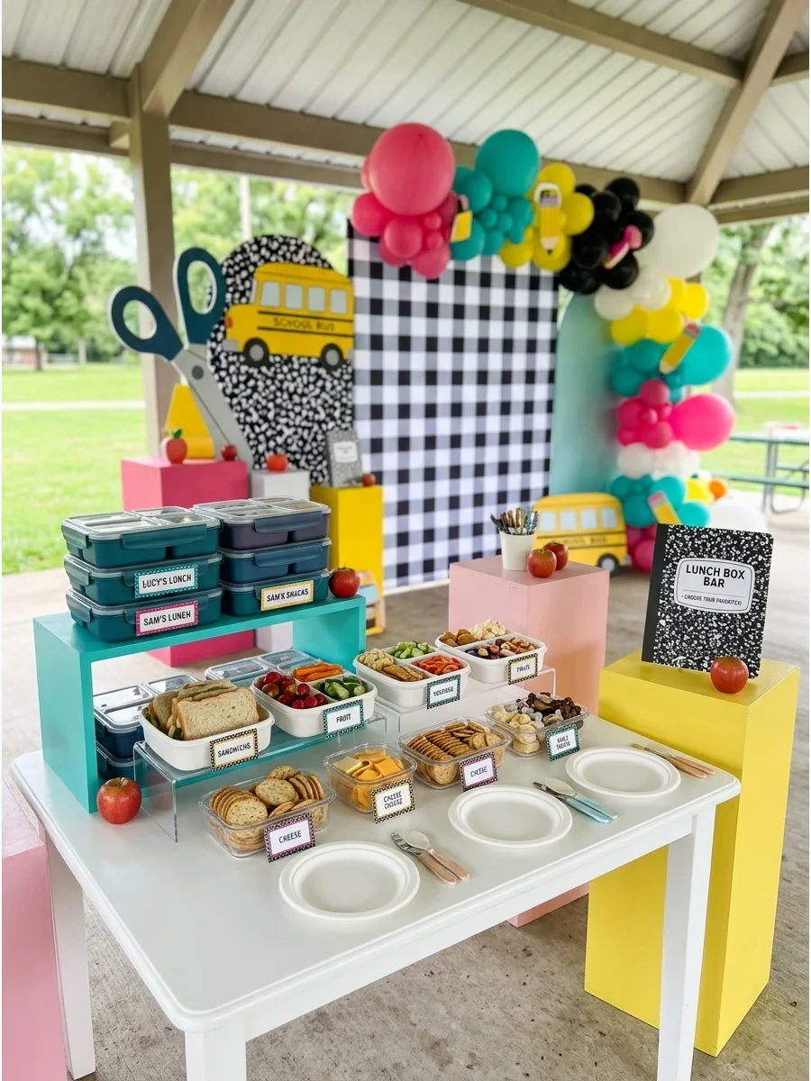 Main Party Table back to school party