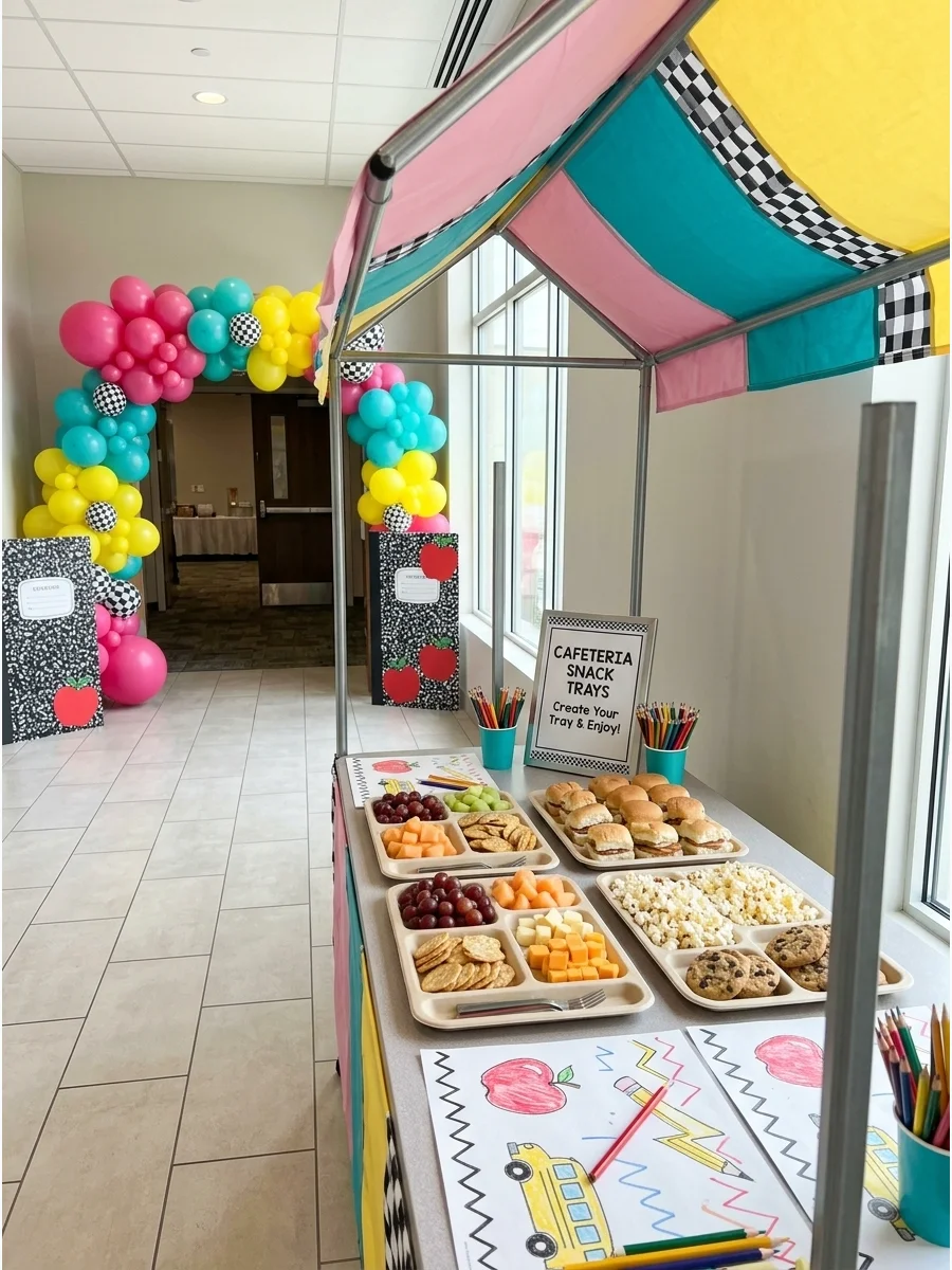 Simple Welcome Detail back to school party