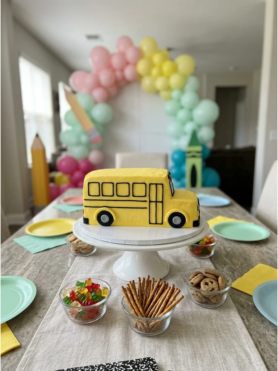 Small Party Dessert back to school party