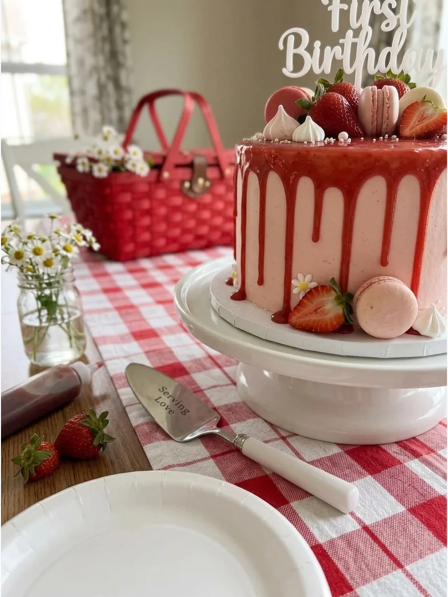 Berry First Drip Cake support view 2