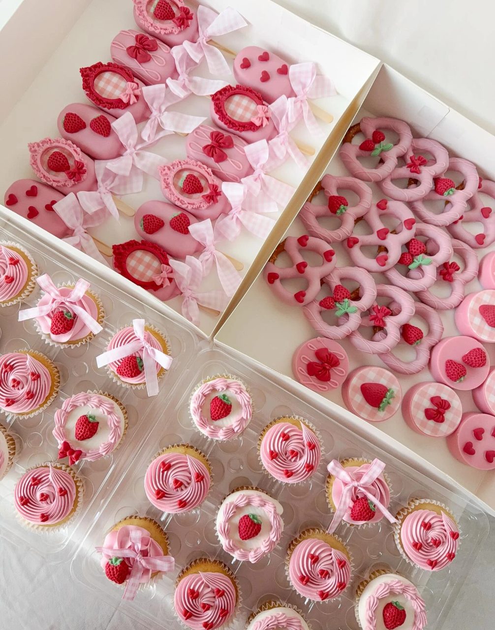 Coordinated Pink Berry Sweets berry sweet baby shower