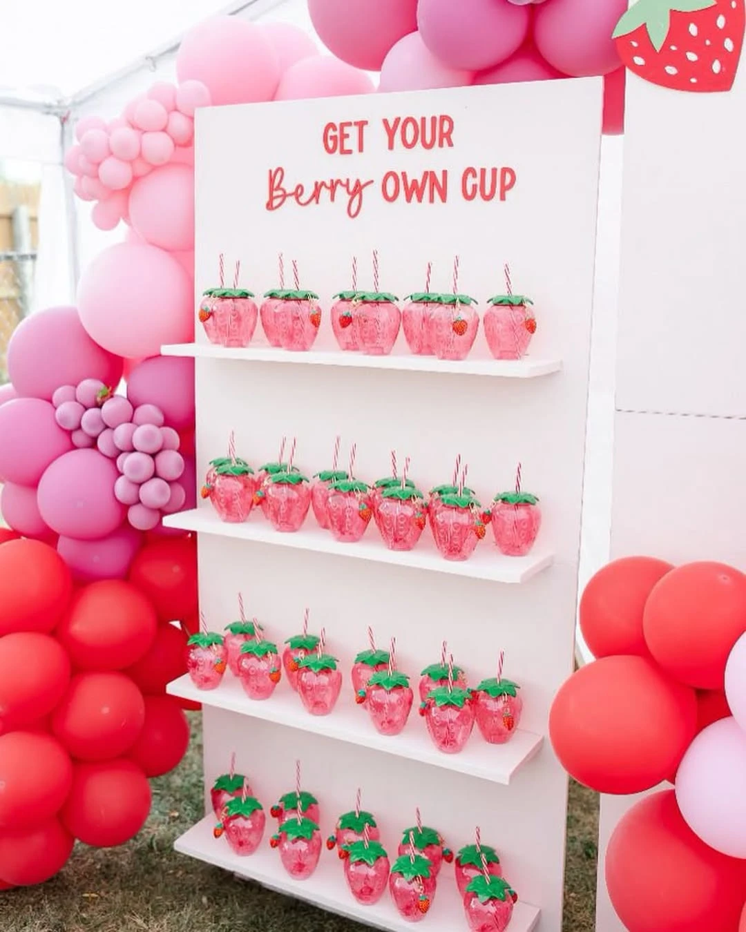 Novelty Fruit Drinkware Station berry sweet baby shower