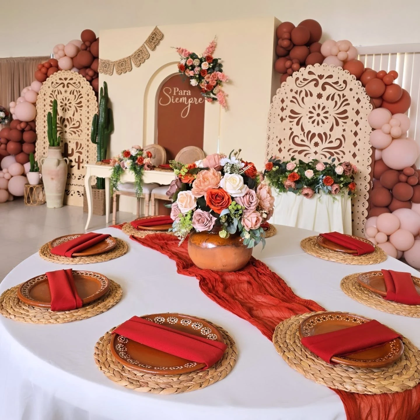 Natural Fiber Folk Tablescapes cielito lindo baby shower