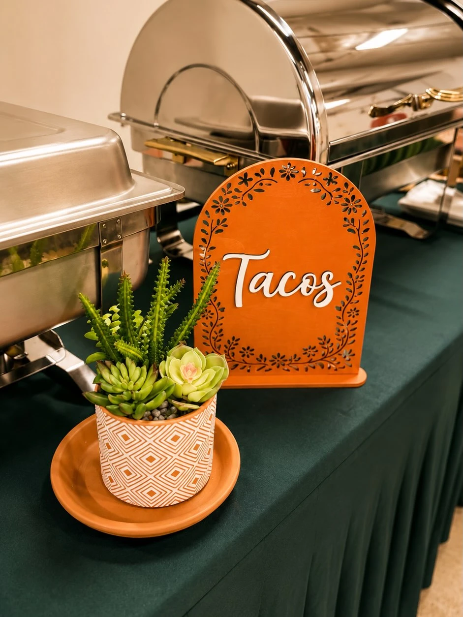 Laser-Cut Station Signage cielito lindo baby shower