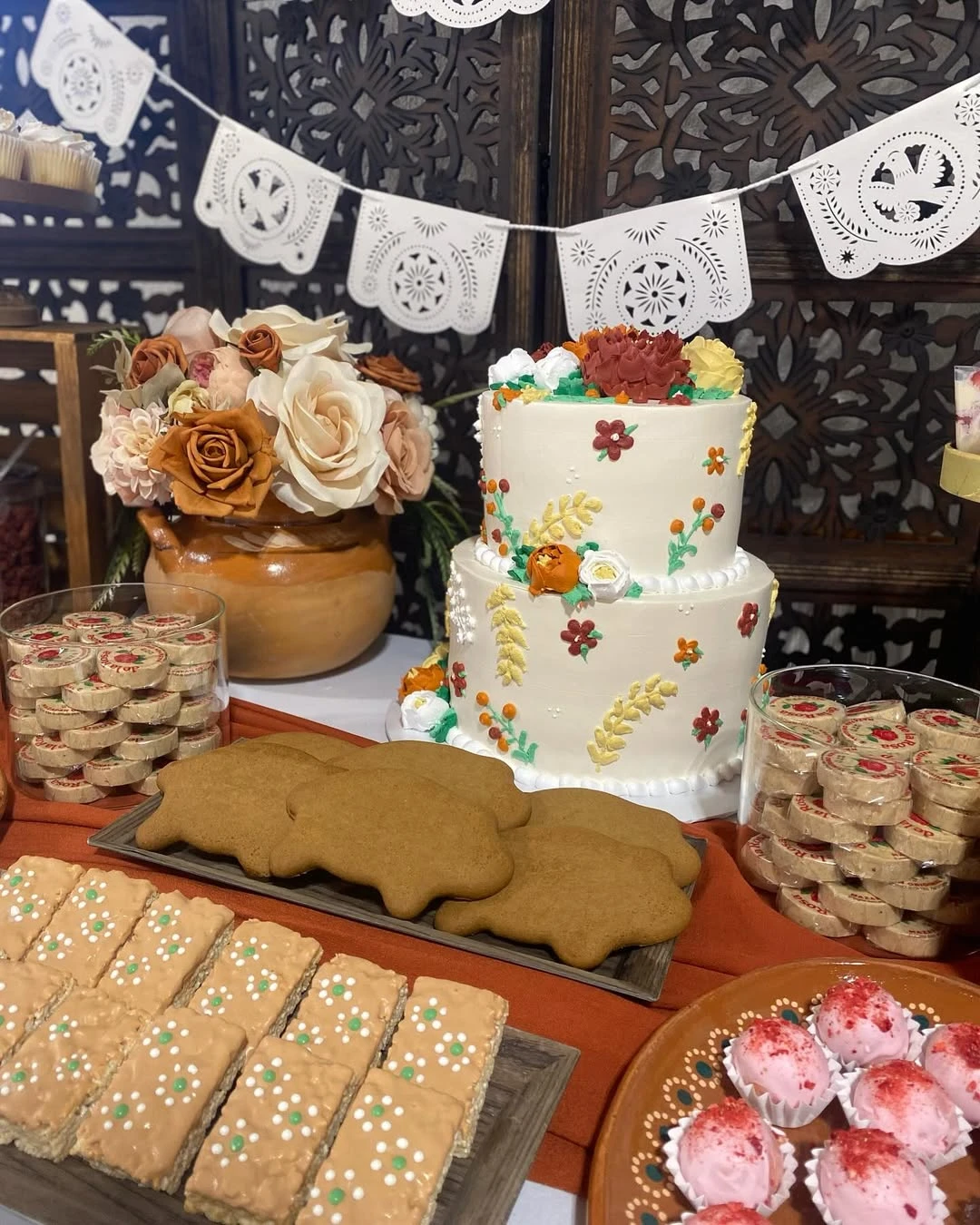 Traditional Mexican Pastry Stations cielito lindo baby shower