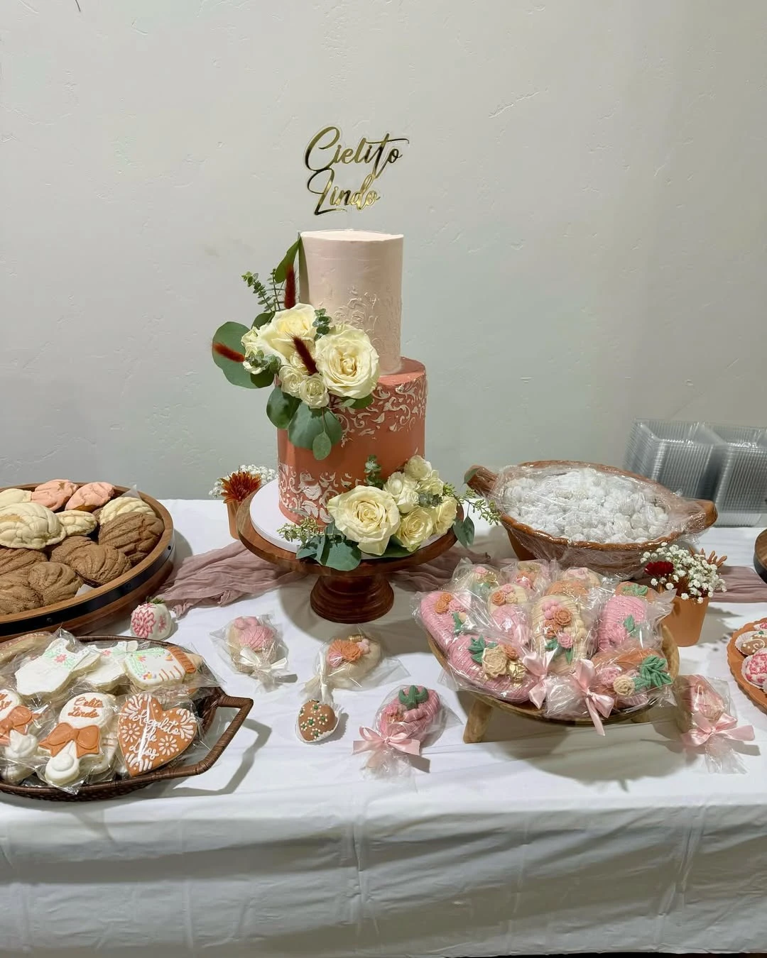 Folk-Inspired Sweet Tables cielito lindo baby shower