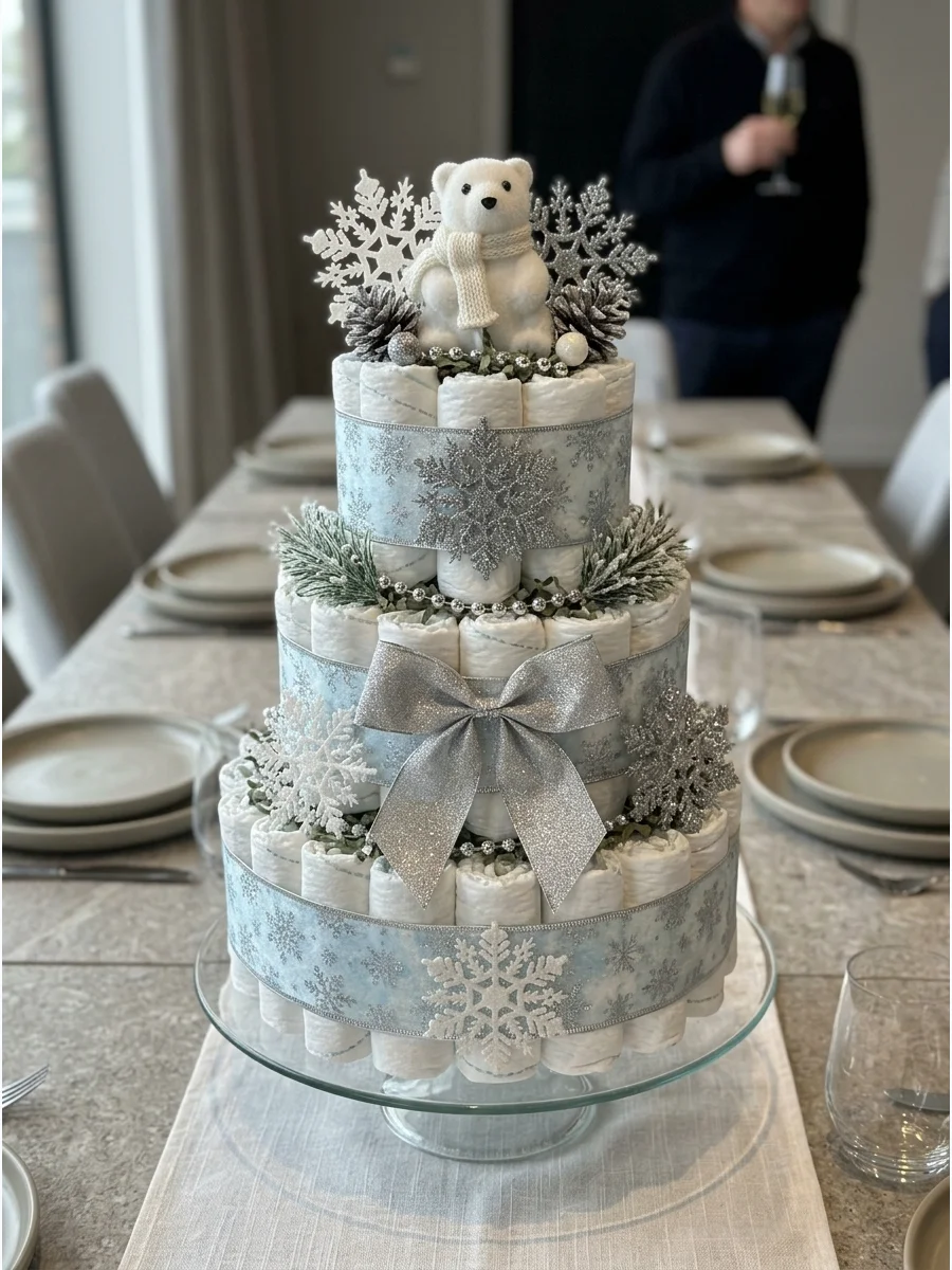 Easy Dessert Diaper Cake Ideas for Baby Showers