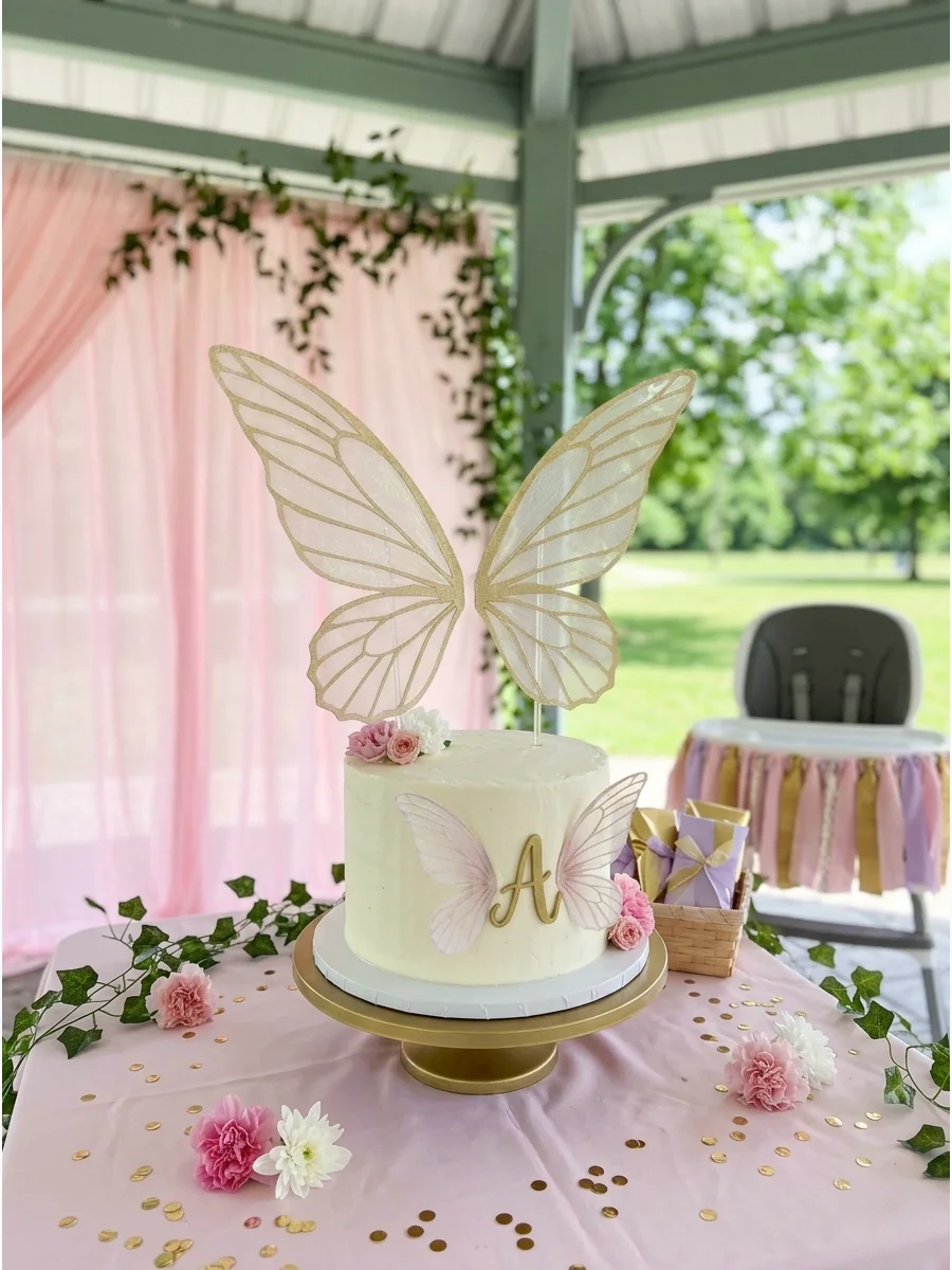 Fairy Wings Smash Cake support view 2