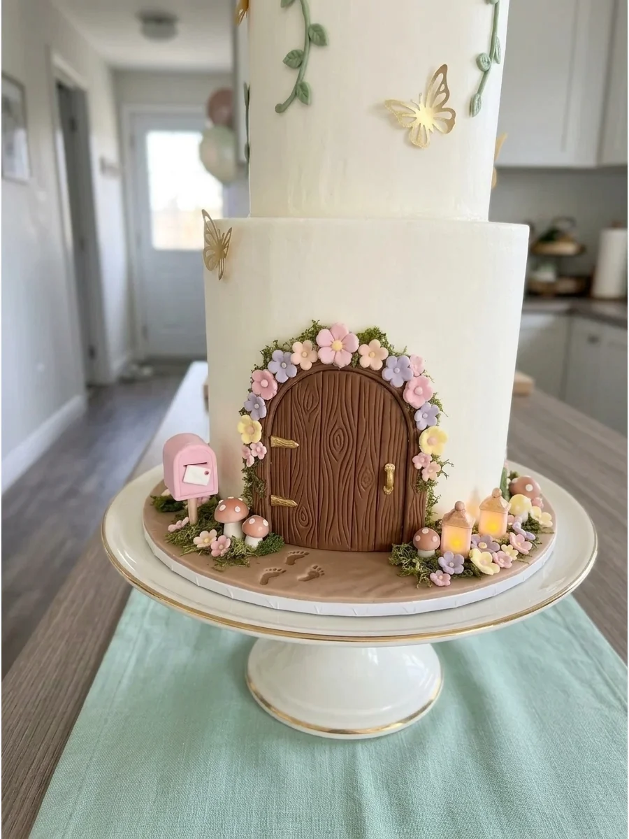 Secret Fairy Door Cake support view 1