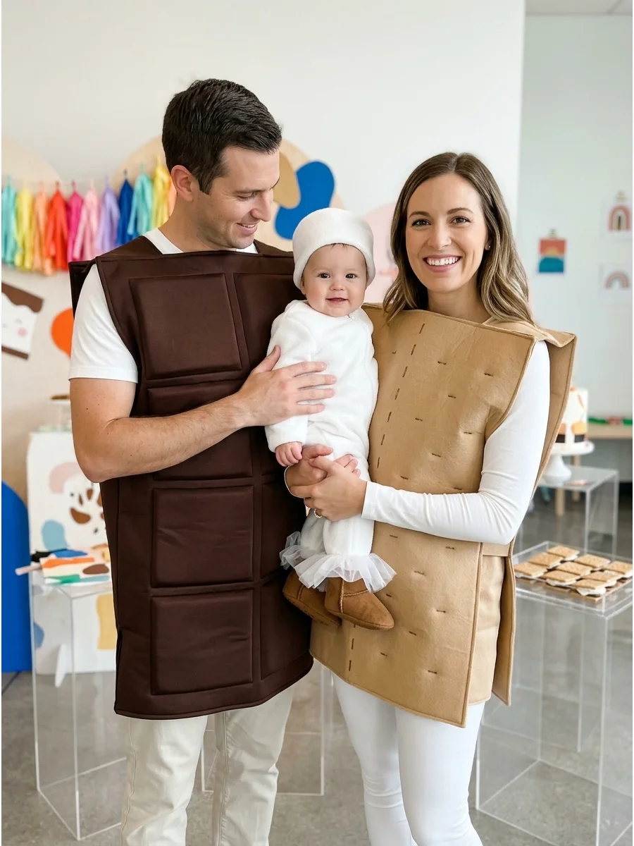 Host Outfit family halloween costumes with baby