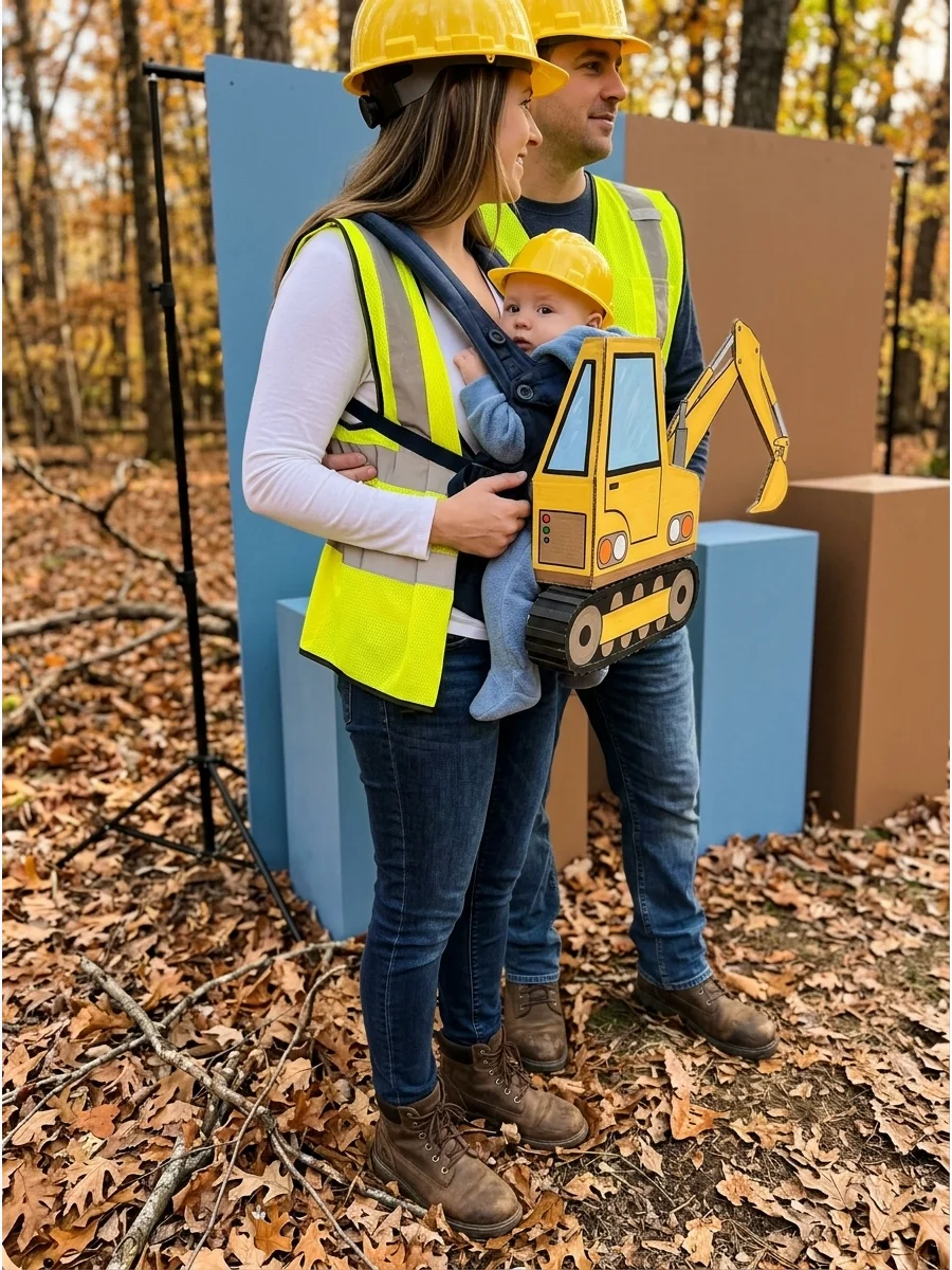 Host Outfit family halloween costumes with baby