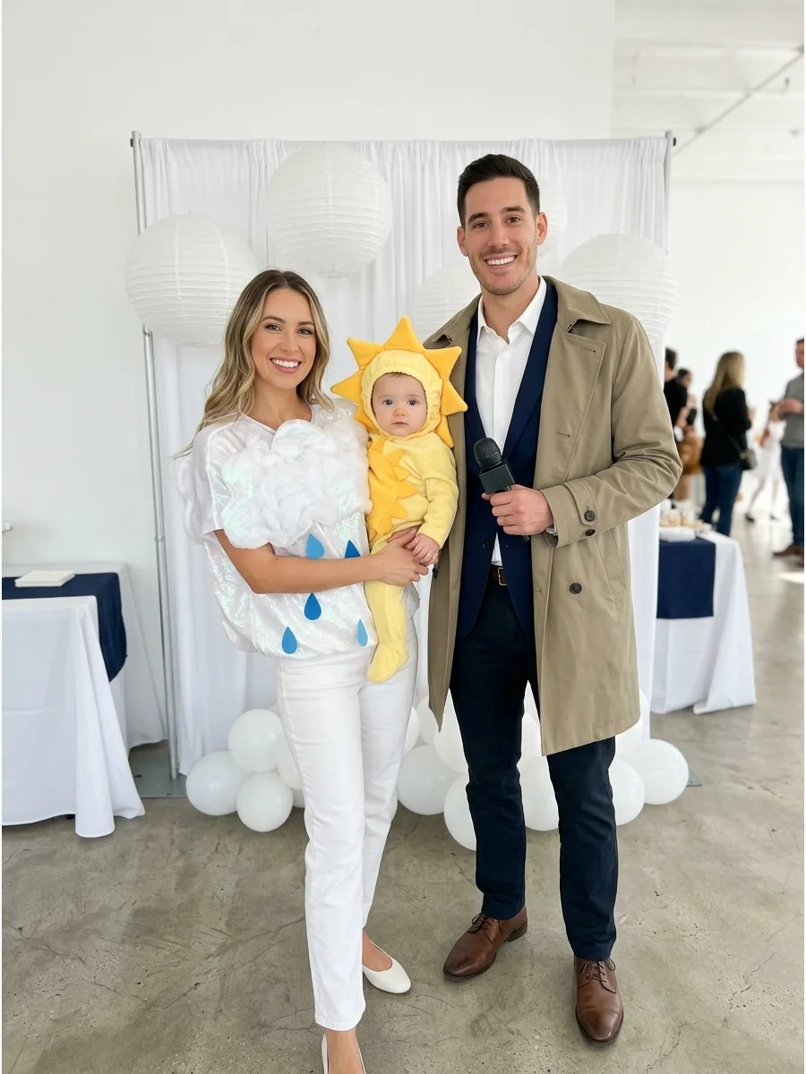 Guest Attire family halloween costumes with baby