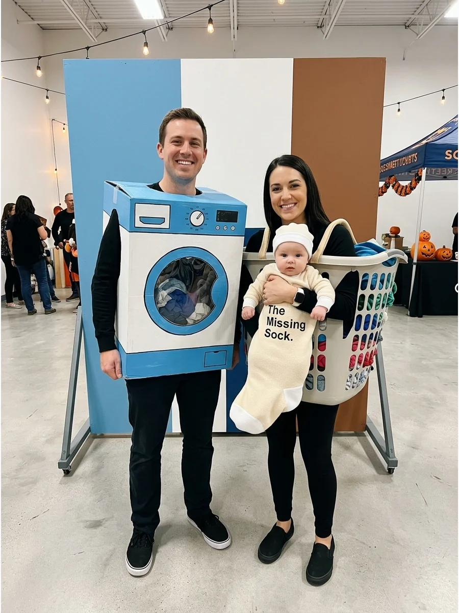 Host Outfit family halloween costumes with baby